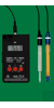 pH-Meter ad 140 ph, 0-14:0,01pH, with standard electrode 121x12mm, 2 plastic bottles a 100ml for...